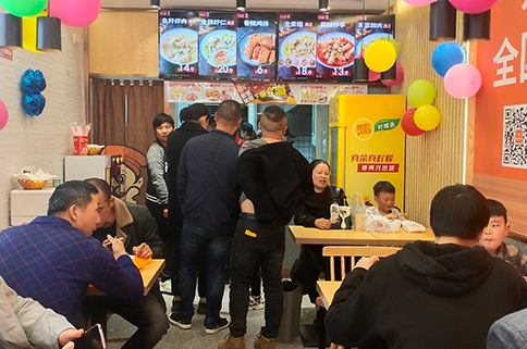 熱烈祝賀湖北咸寧如意餛飩嘉魚客運站店盛大開業(yè)！